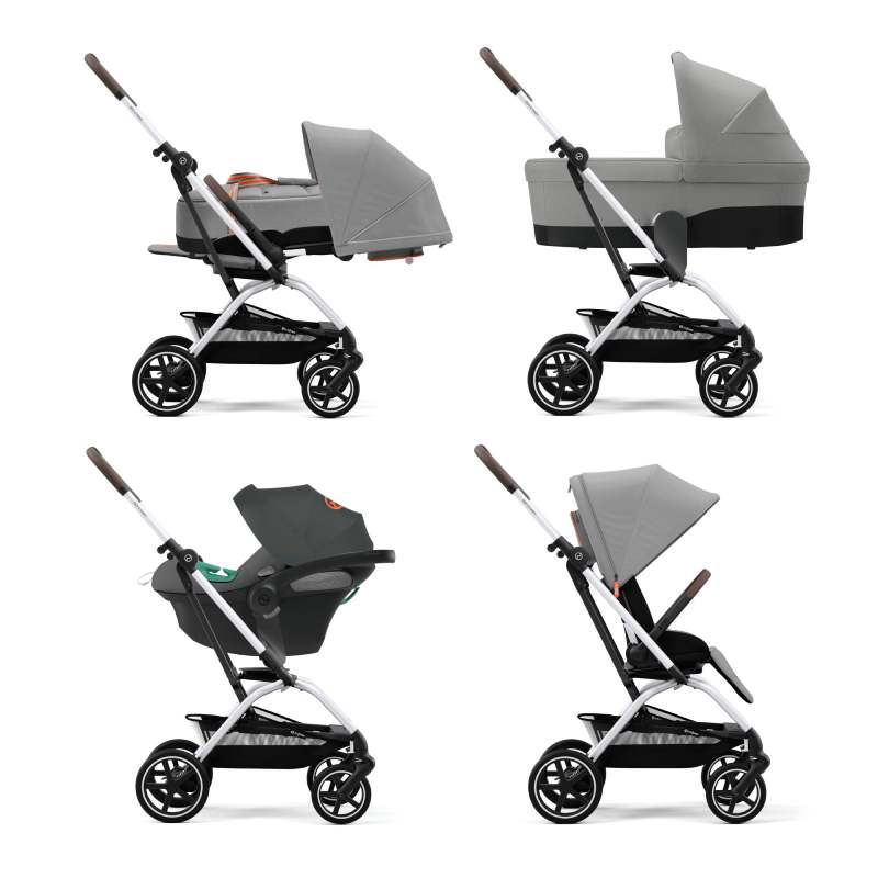 Pack poussette Eezy S Twist+ 2 + Nacelle S Cybex travel system