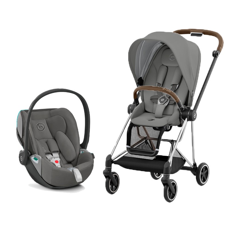 Pack duo poussette Mios 3 + siège-auto Cloud Z2 i-Size Cybex - Bambinou