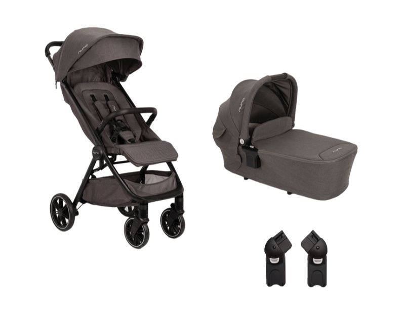 Pack Poussette TRVL lx + Nacelle LYTL pour poussettes TRIV Next, TRVL et TRVl lx Nuna cover thunder