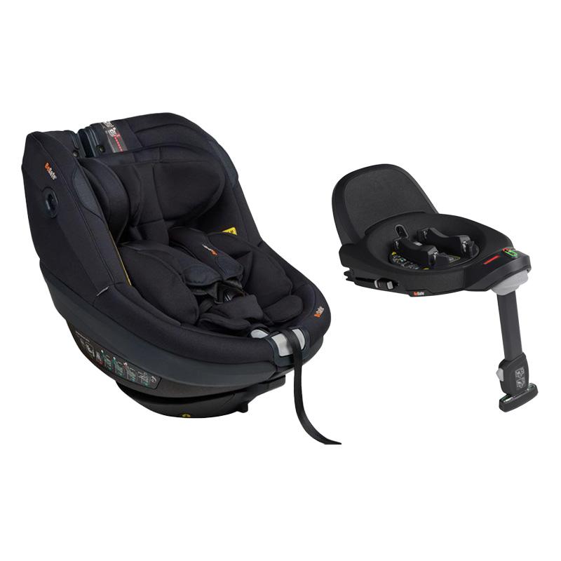 Pack Siège-auto Beyond 2 360 B Black Soft Breeze + base Isofix BESAFE cover