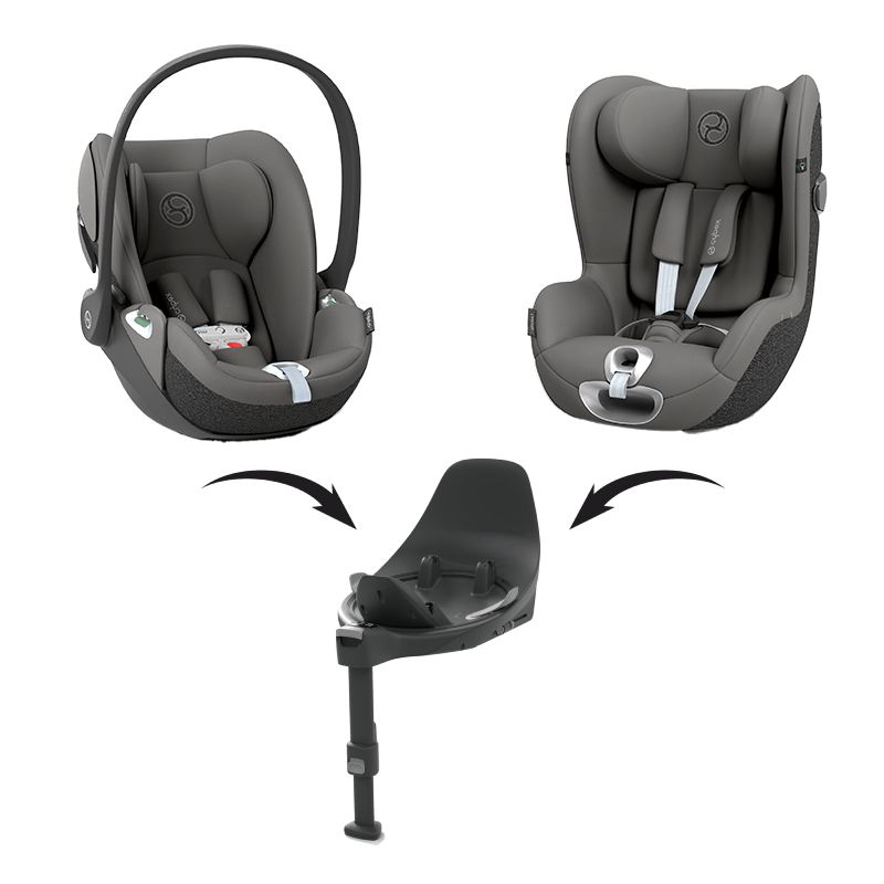 Cybex Siège Auto Cloud T i-Size Groupe 0+ - Sepia Black - Siège auto et  coque Cybex sur L'Armoire de Bébé