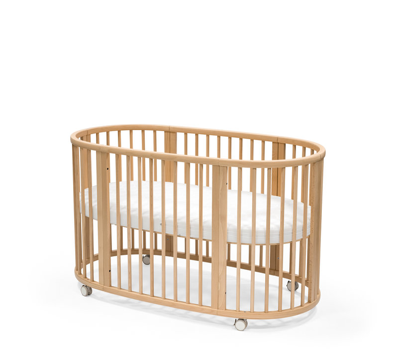 Pack Lit Junior Sleepi V3 + matelas + draps housse Stokke lit bébé avec matelas