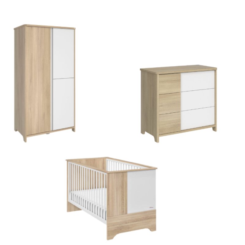 Chambre Sacha : lit, commode et armoire Galipette cover