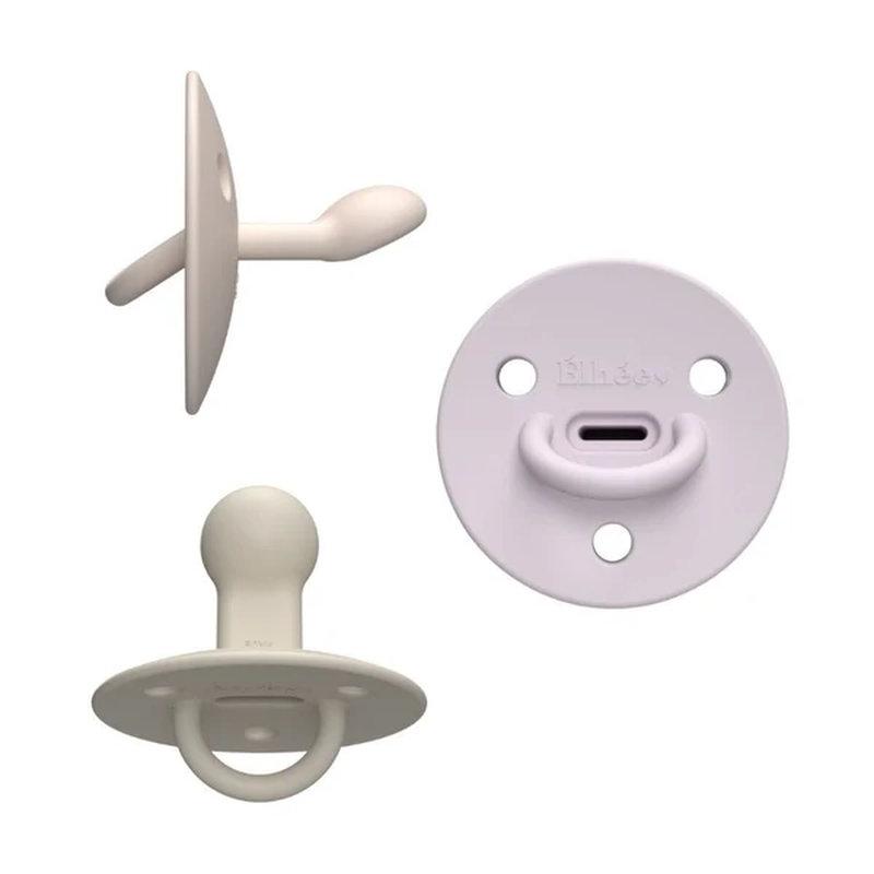 Packs de 3 Sucettes Choochoo Taille 2 6-18 Mois Pinky ELHÉE face dos profil