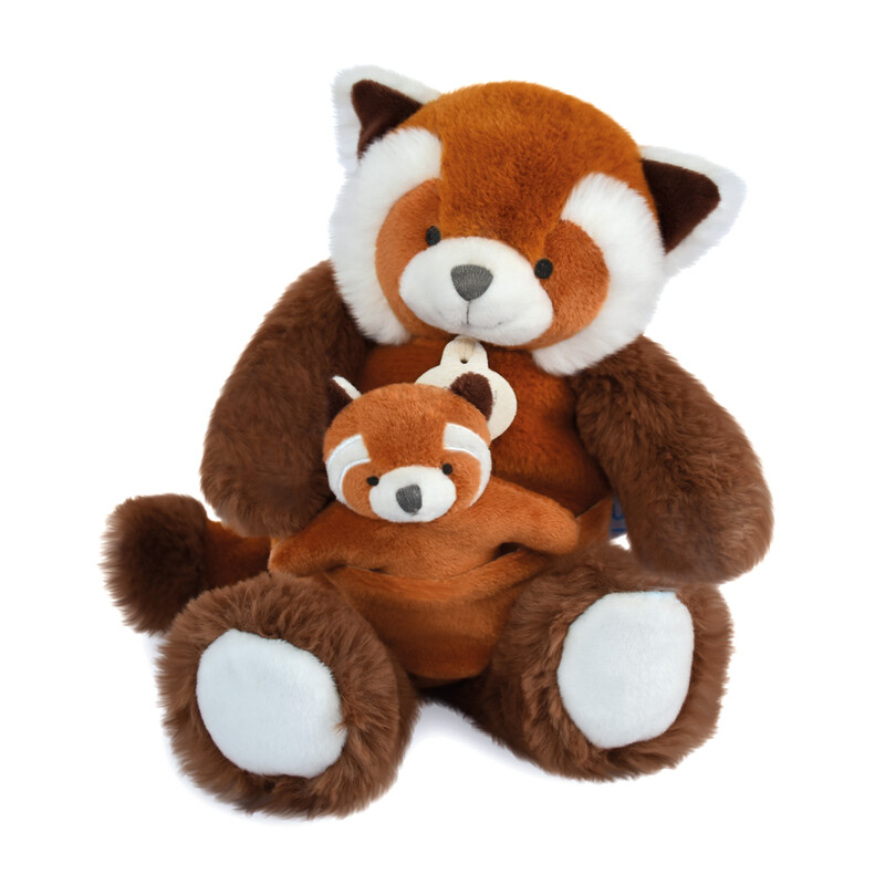 Panda Roux Pantin Bébé et moi Unicef Doudou et Compangie Produit face