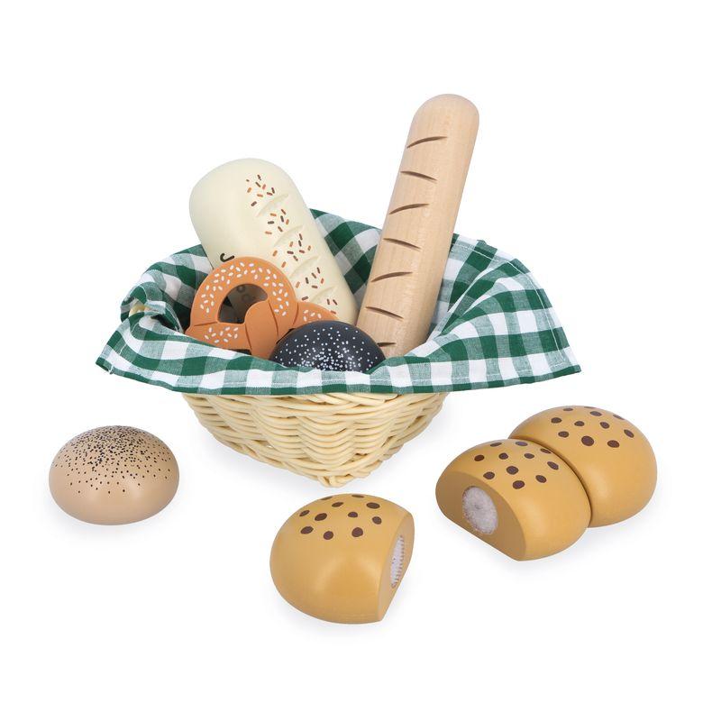 Panier Boulangerie Mamie Soleil JANOD panier avec elements à l'extérieur