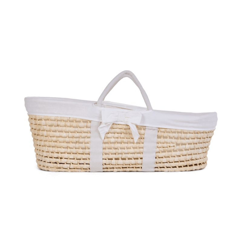 Panier Moïse Naturel + Matelas + Habillage Jersey Childhome produit
