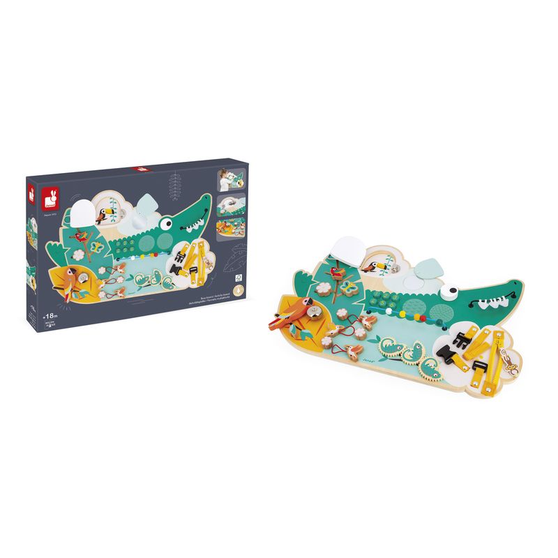 Panneau d'activités Croco Janod ensemble
