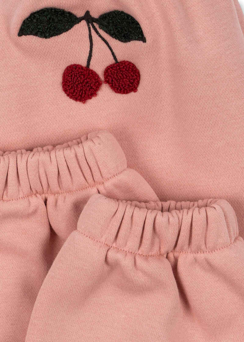 Pantalon de survêtement Lou Mellow Rose Konges Slojd bas du pantalon