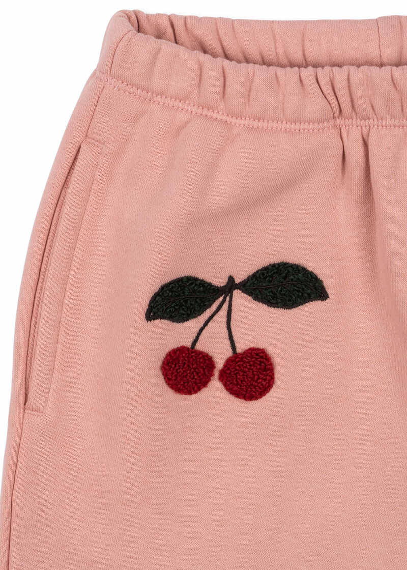 Pantalon de survêtement Lou Mellow Rose Konges Slojd zoom cerise