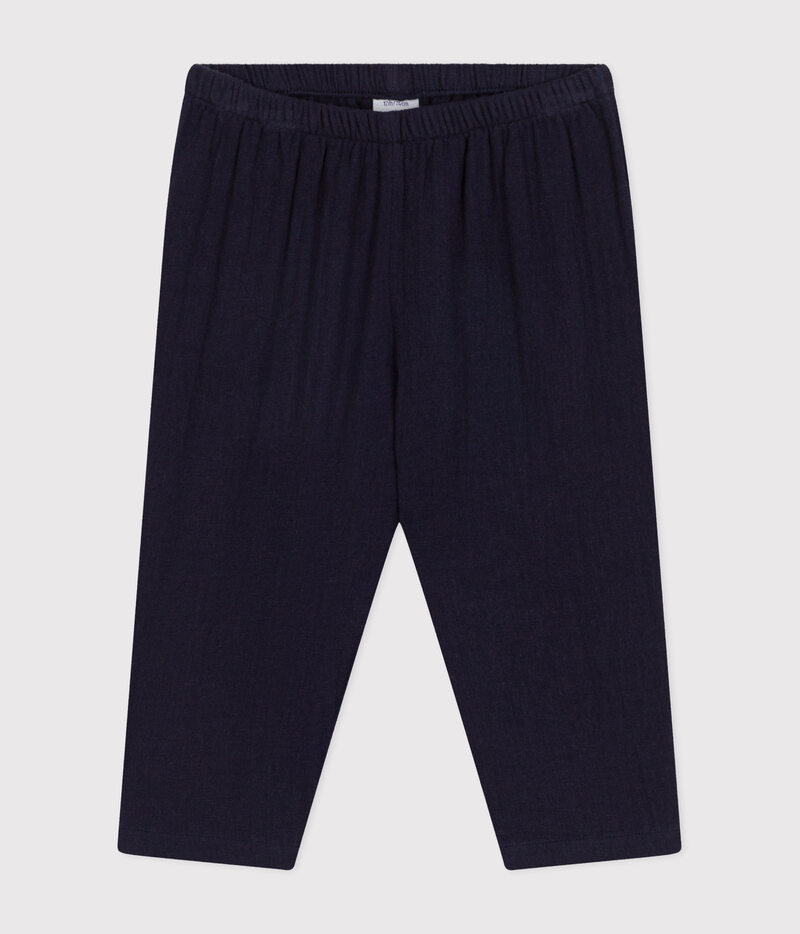 Pantalon en gaze de coton bébé Smoking Petit Bateau produit face