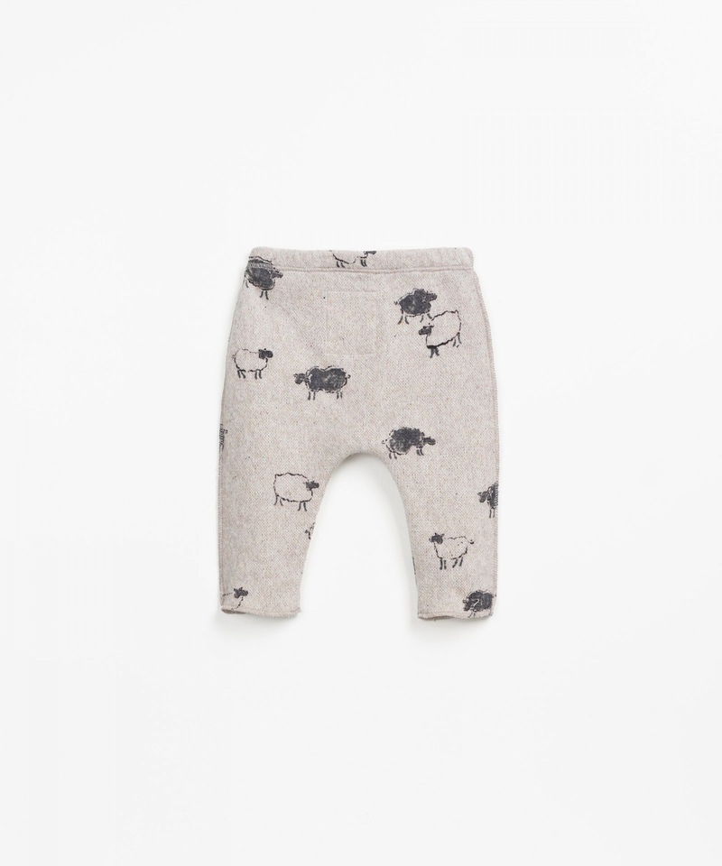 Pantalon jersey imprimé moutons So-So Ovelhas PLAY UP dos