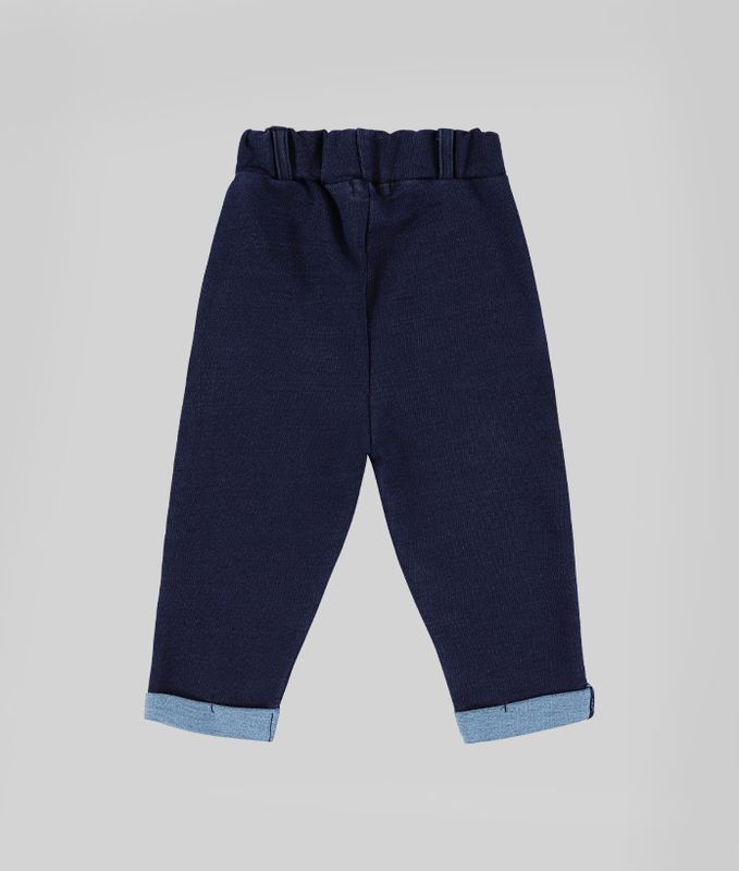 Pantalon Jogging Bébé Lion Denim Stade Toulousain derrière