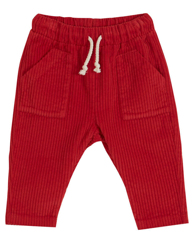 Pantalon Velours Rouge Emile & Ida