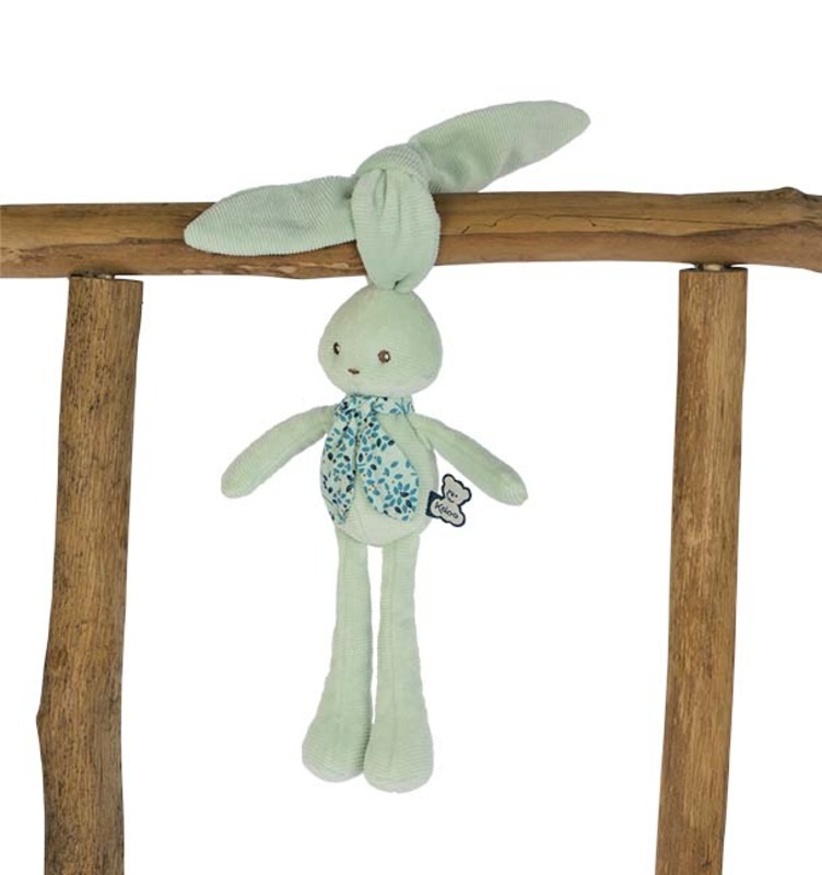 Pantin lapin 25 cm aqua Kaloo oreilles