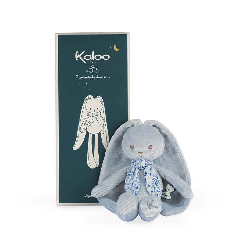 Pantin lapin 25 cm bleu Kaloo pack