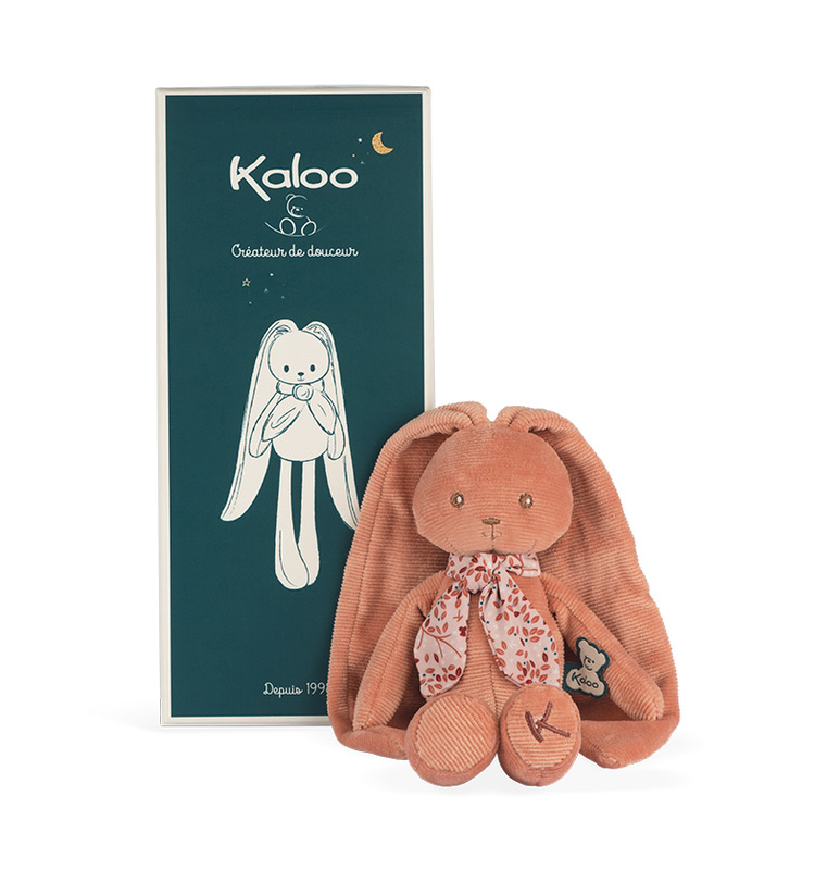 Pantin lapin 35 cm terracotta Kaloo packaging