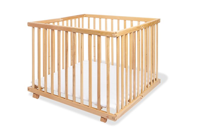 Parc bébé pliable Lexus 97 x 97 cm vernis transparent PINOLINO produit