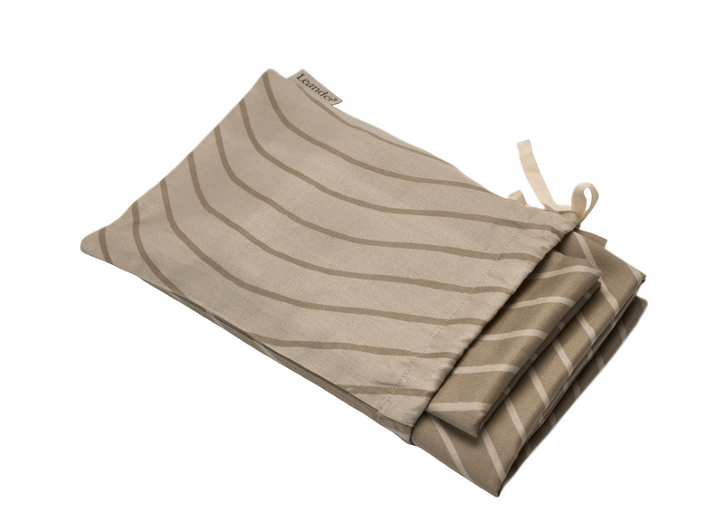 Parure de lit 100 x 140 Cappucino Leander plie
