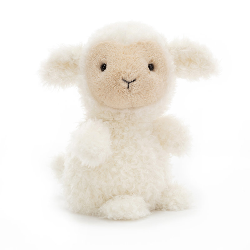 Peluche Agneau Little Lamb Jellycat côté 