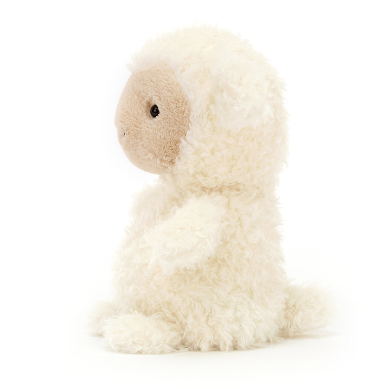 Peluche Agneau Little Lamb Jellycat profil 
