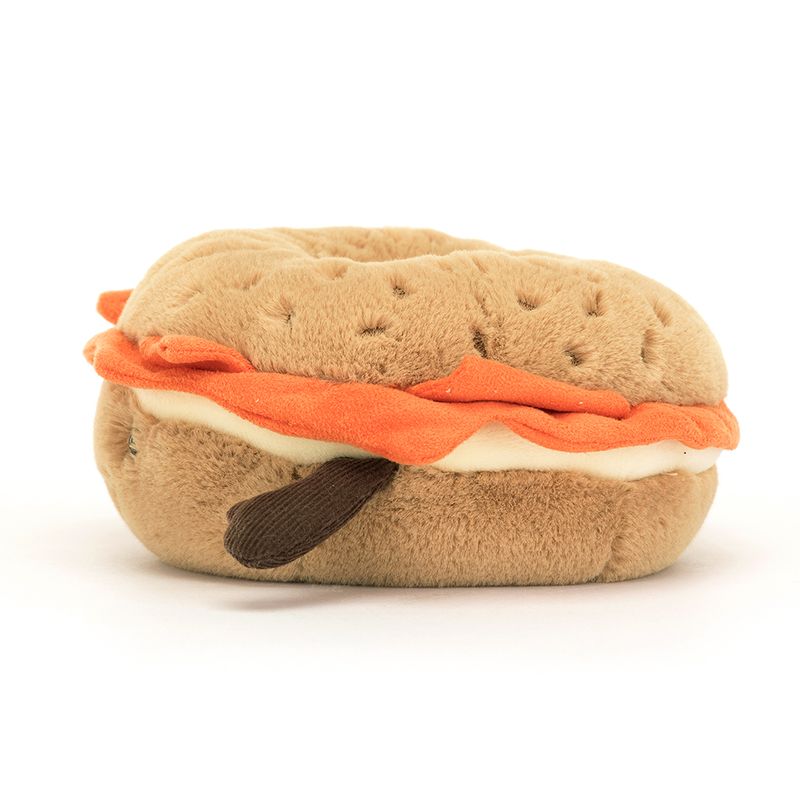 Peluche Amuseable Bagel Jellycat cote