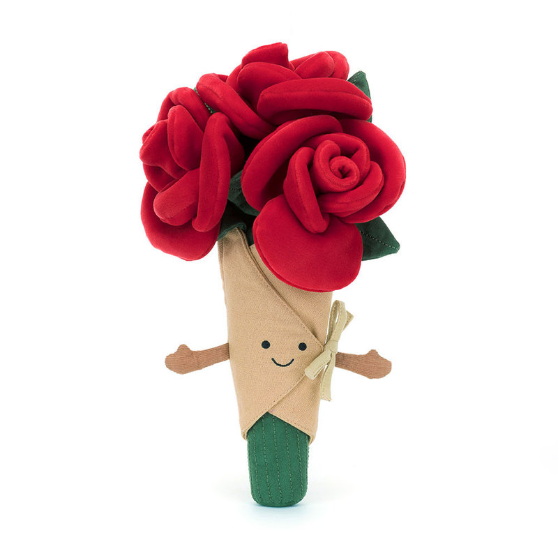 Peluche Amuseable Bouquet de roses Jellycat face