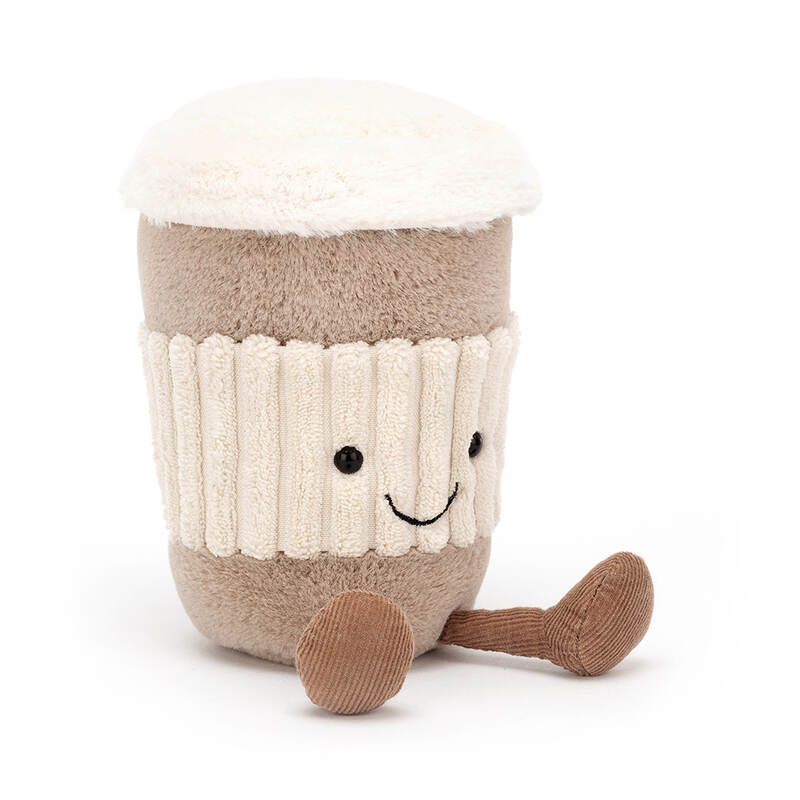 Peluche Amuseable Coffee-To-Go Jellycat produit face