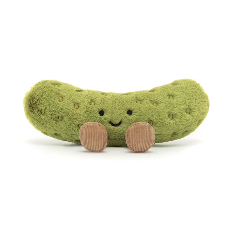 Peluche Amuseable Cornichon Jellycat face 