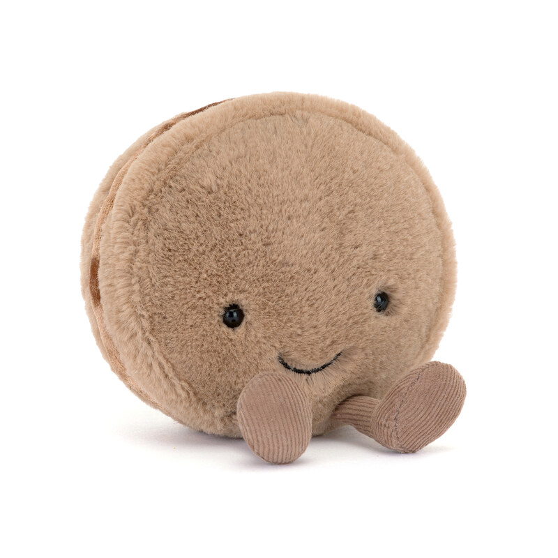 Peluche Amuseable Macaron Chocolat Mona Jellycat cote