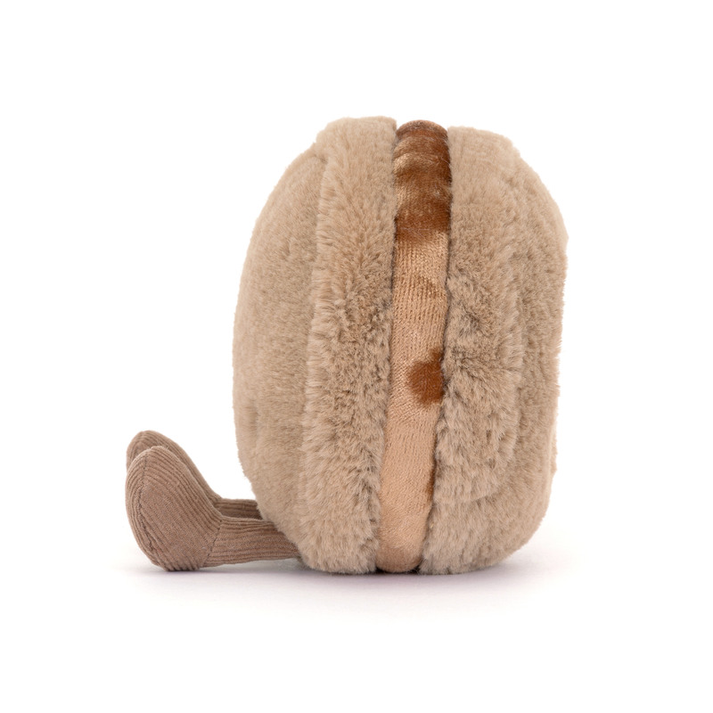 Peluche Amuseable Macaron Chocolat Mona Jellycat profil