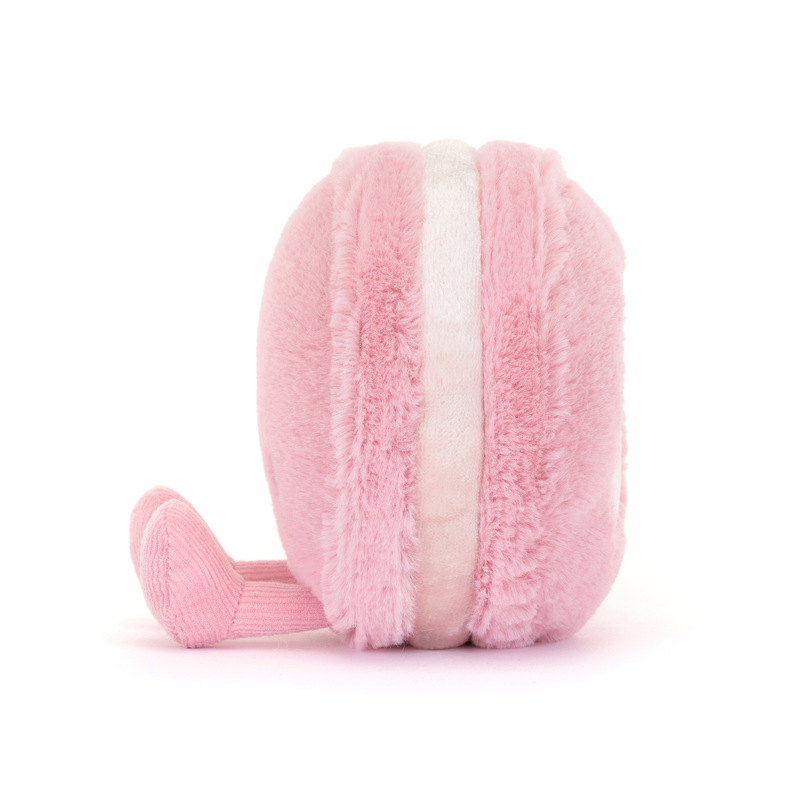 Peluche Amuseable Macaron Framboise Mia Jellycat profil