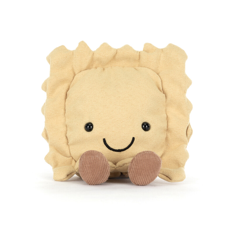 Peluche Amuseable Ravioli Jellycat face