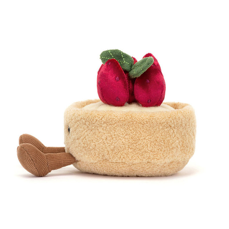 Peluche Amuseables Fleurette Tarte Aux Fraises Jellycat côté