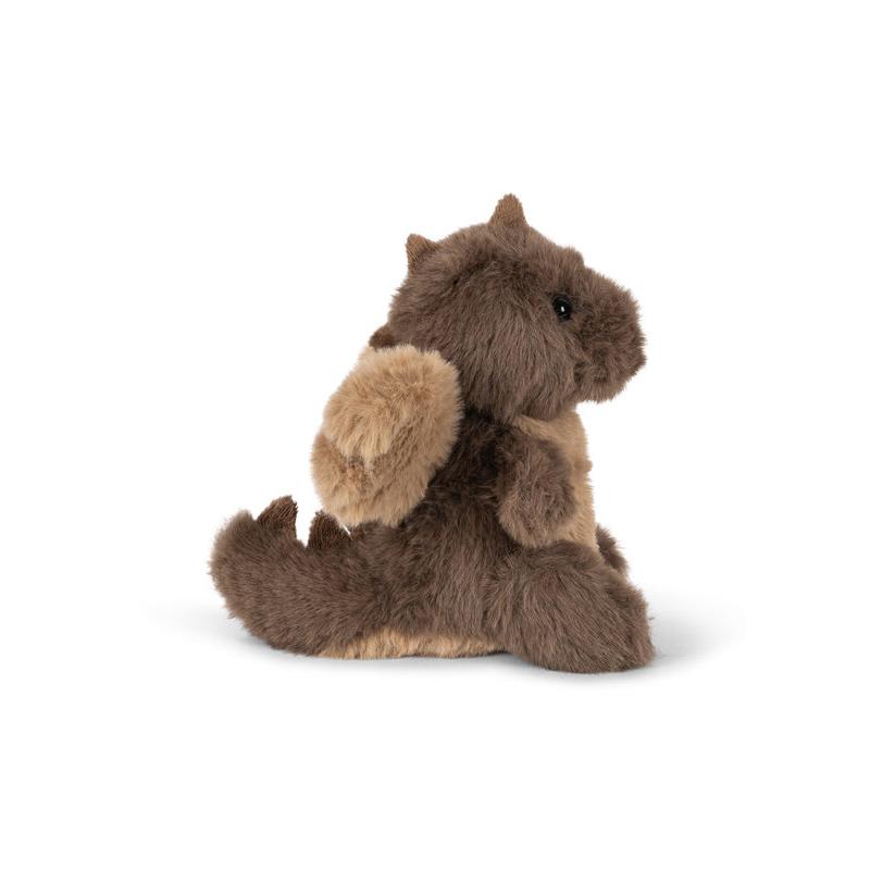 Peluche Animaux Magiques Dragon Brun Konges Slojd de profil
