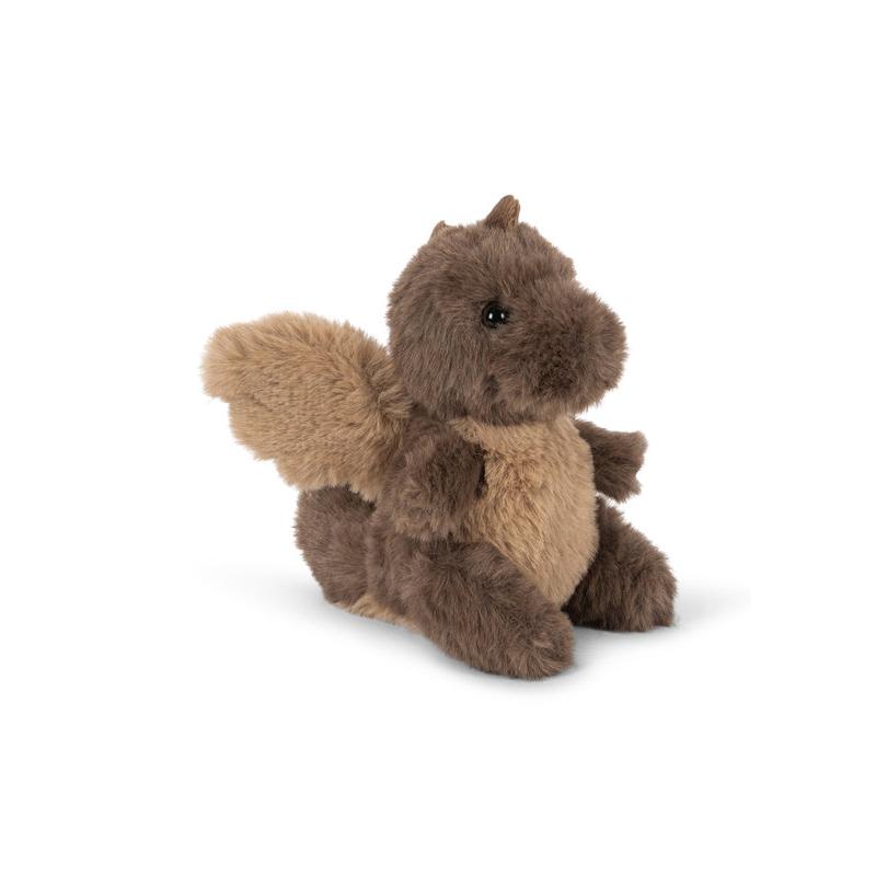 Peluche Animaux Magiques Dragon Brun Konges Slojd de face