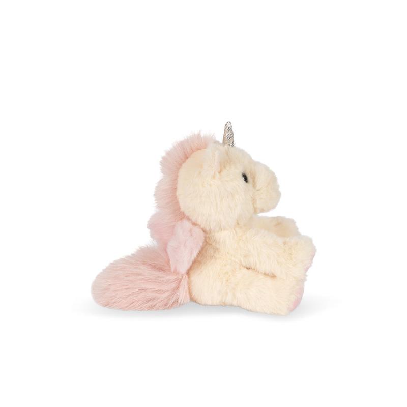 Peluche Animaux Magiques Licorne Jaune produit Konges Slojd de profil