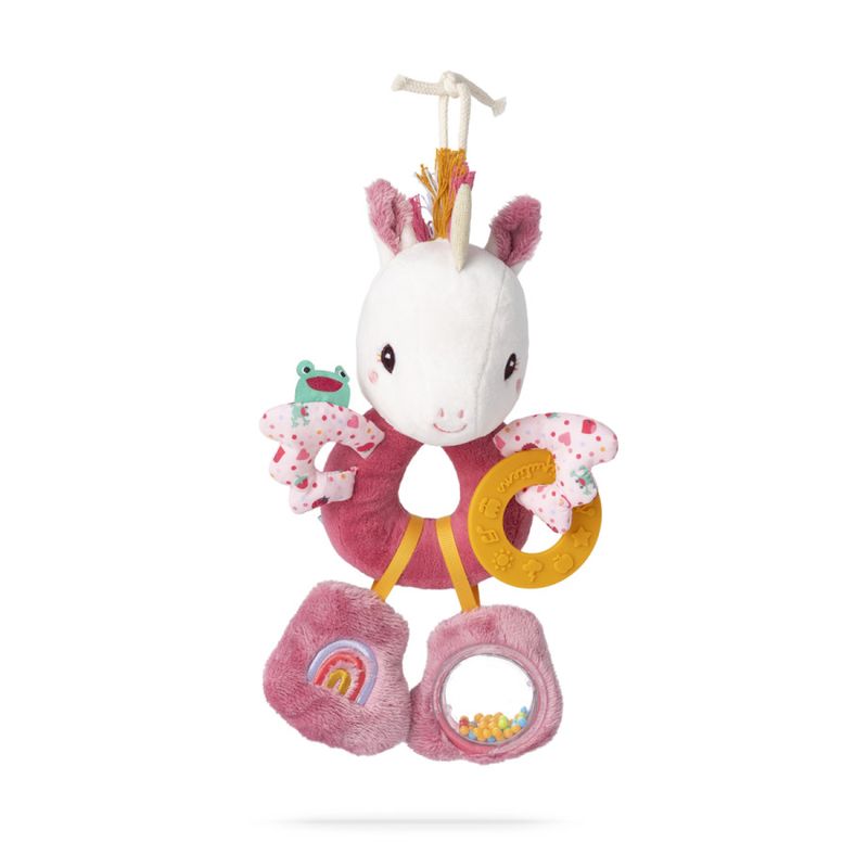 Peluche Anneaux multi-activités Lena la licorne Lilliputiens produit