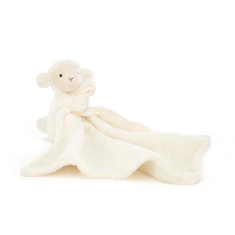 Peluche avec doudou Agneau Bashful Lamb Jellycat Produit cote