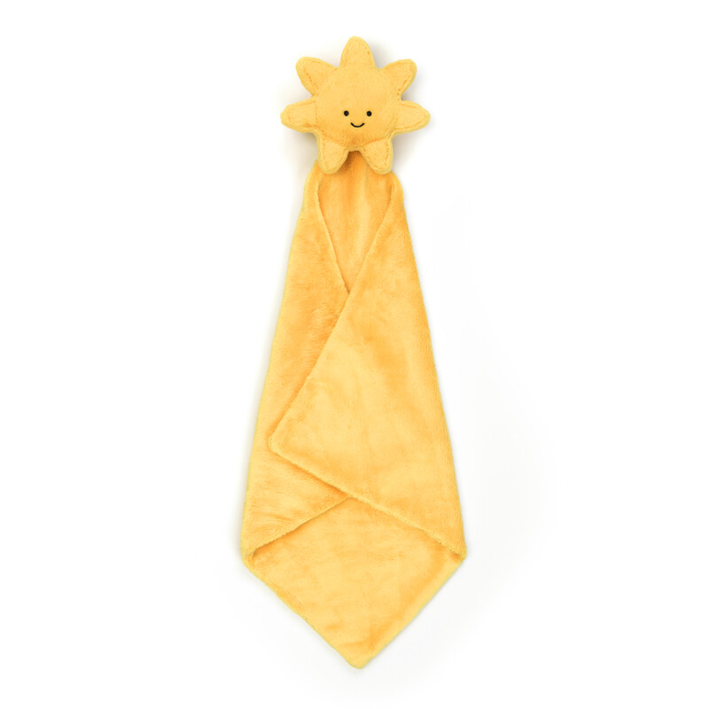 Peluche avec doudou Amuseable Sun Soother Jellycat depliee