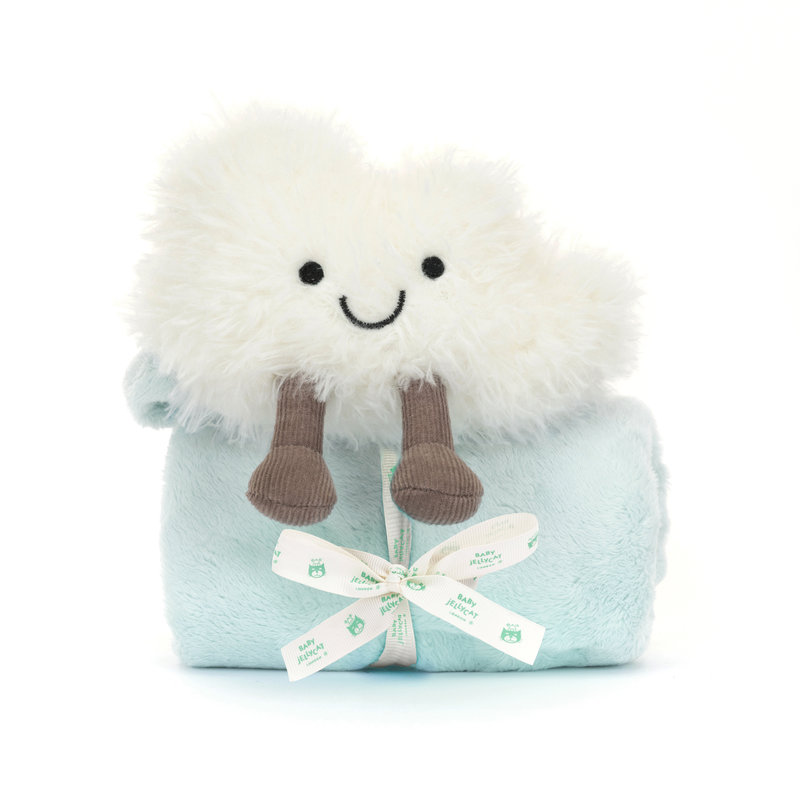 Peluche avec doudou Amuseables Cloud Soother Jellycat face 