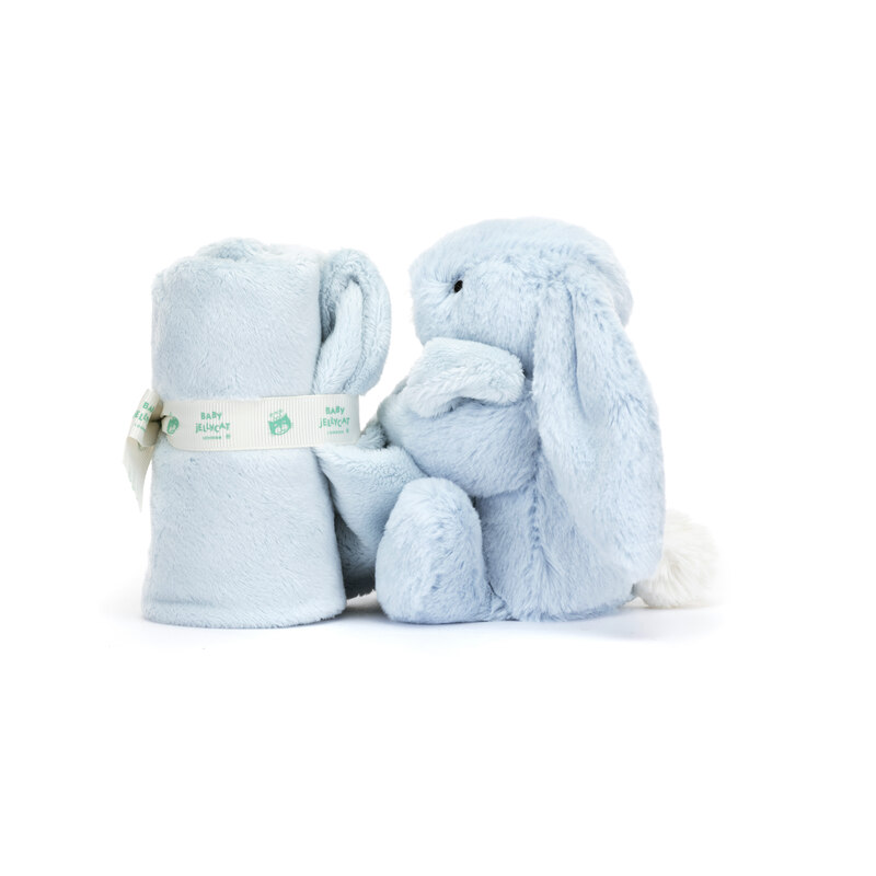 Peluche avec doudou Bashful Bunny Soother Jellycat cote