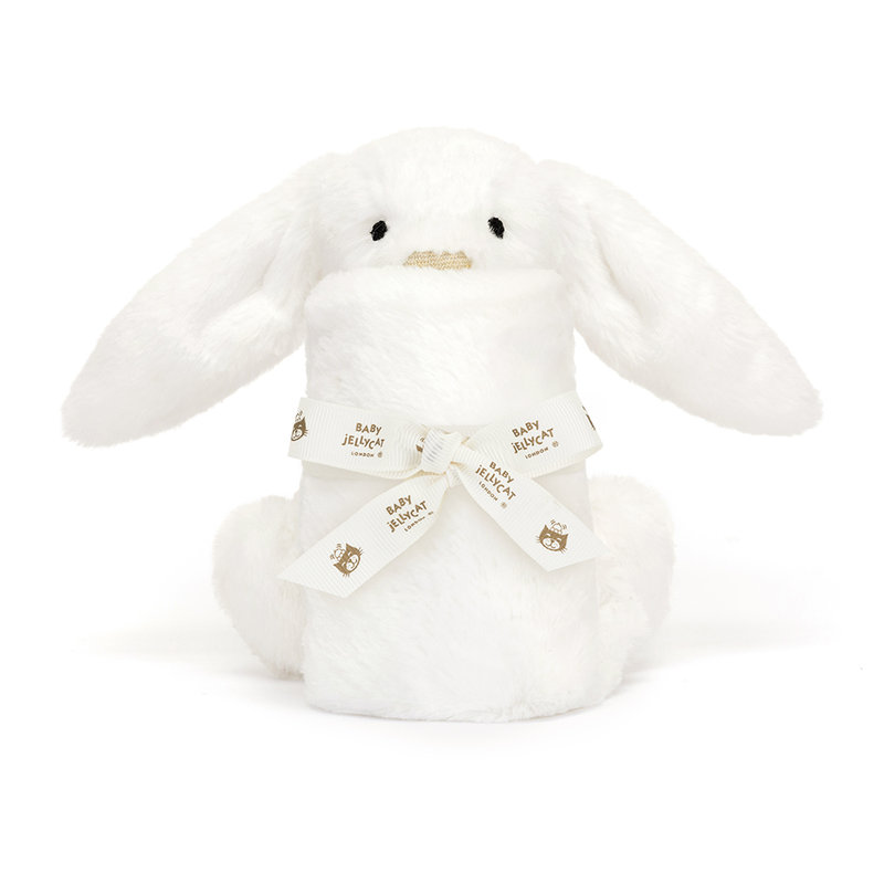 Peluche avec doudou Lapin Bashful Luxe Bunny Luna Jellycat face 2
