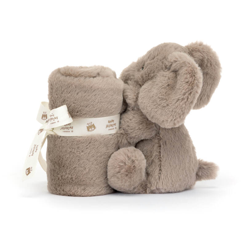 Peluche avec doudou Smudge Elephant Soother Jellycat cote