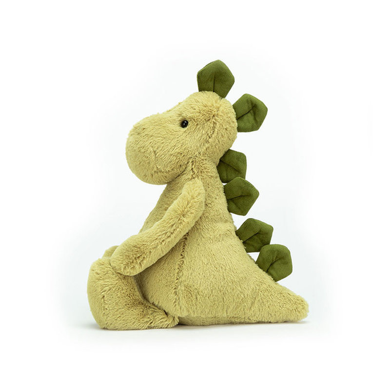 Peluche Bashful Dino Original Medium Jellycat côté