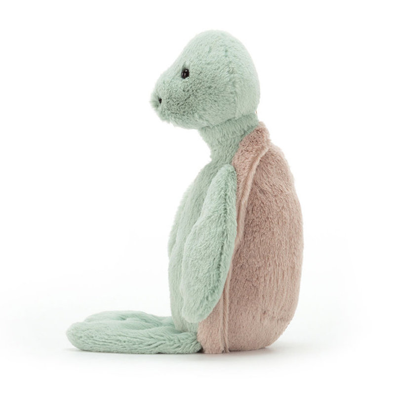 Peluche Bashful Turtle Original Medium Jellycat côté
