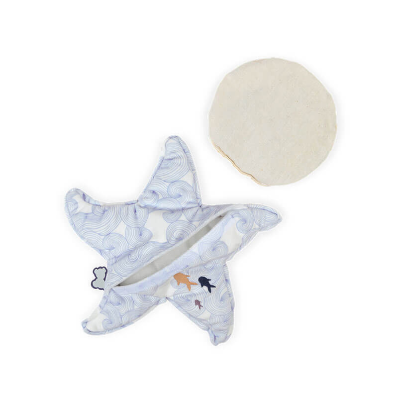 Peluche bouillotte Etoile de mer Petit Kaloo billes