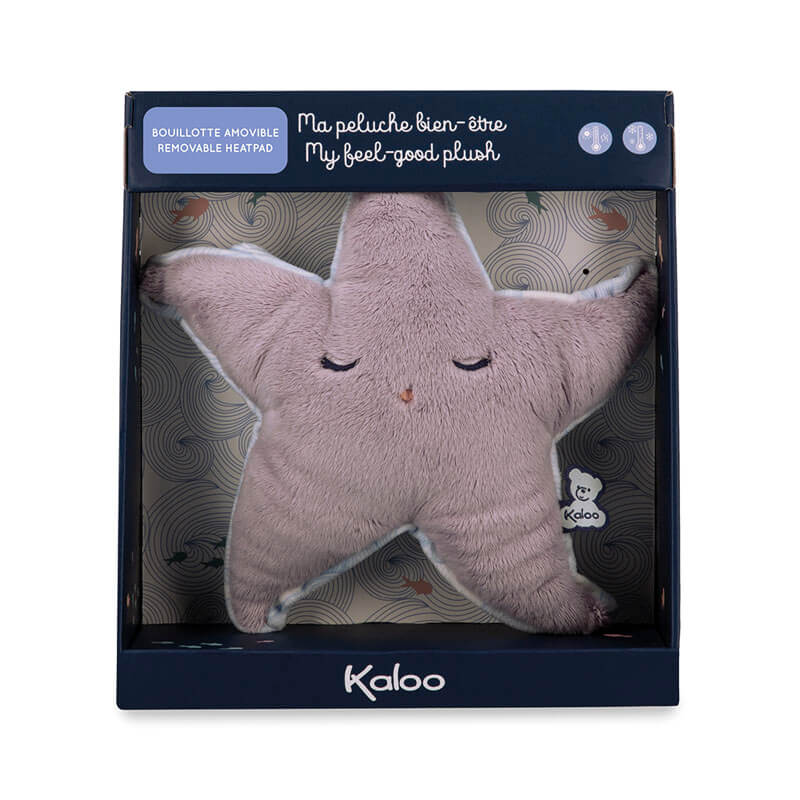 Peluche bouillotte Etoile de mer Petit Kaloo packaging