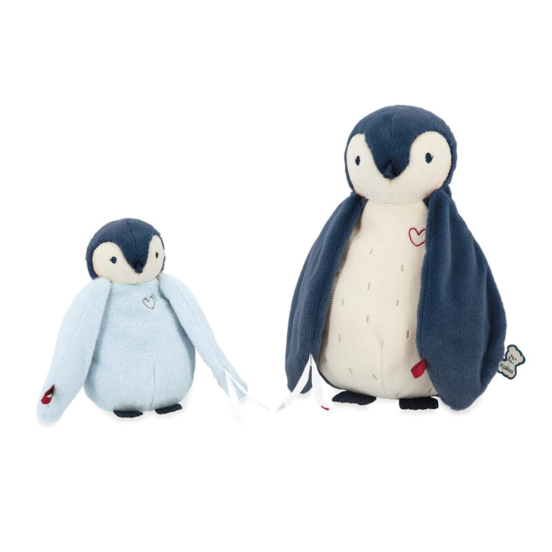 Peluches calins manchots bleus Kaloo separer