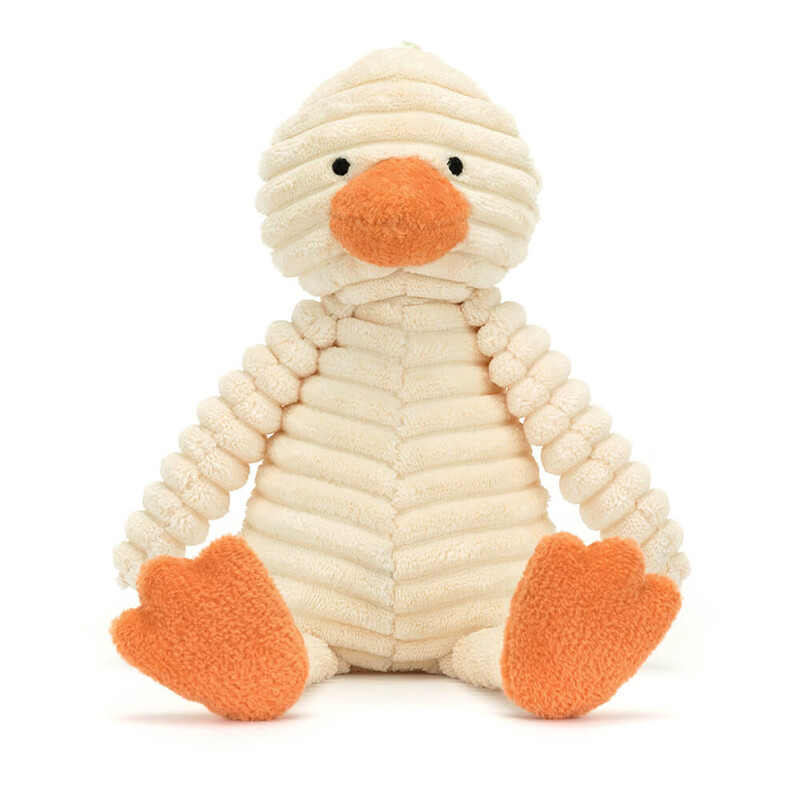 Peluche canneton Cordy Roy Baby Duckling Jellycat Produit face